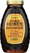 Gunter's Pure Buckwheat Honey, Buckwheat, 16 Ounce