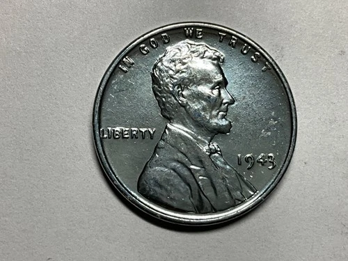 1943 P Lincoln Wheat Cent Good Details and Luster #2