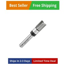 Carbide Tipped Flush Trim Plunge Template 3/8 Dia x 1/2 x 1/4" Shan