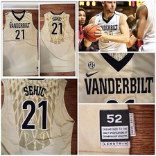 vanderbilt commodores nike Team Issued Game Used Men’s Basketball Jersey #21