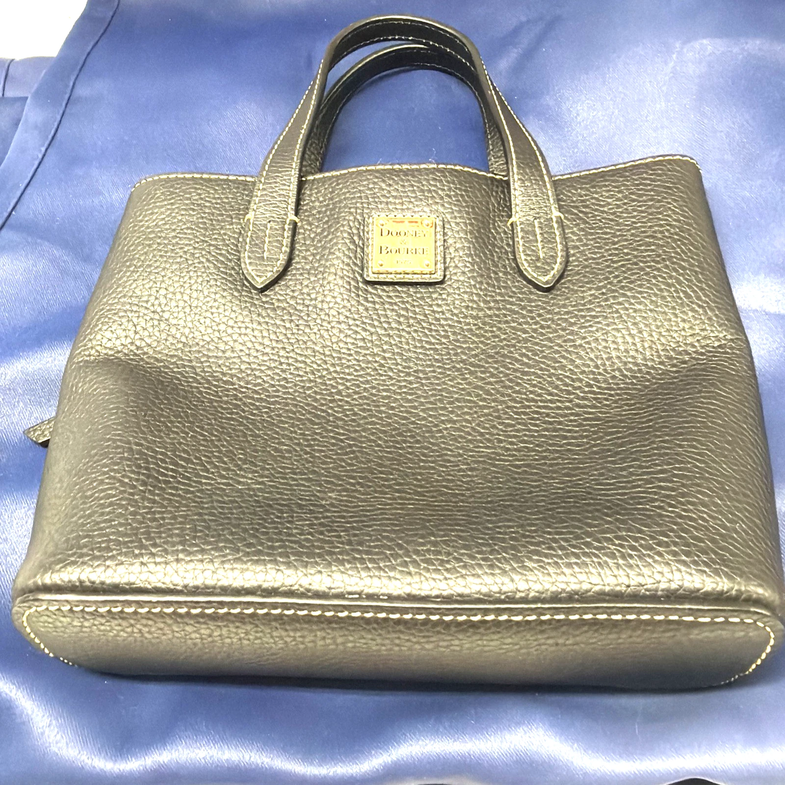 Dooney & Bourke Pebble Grain Leather Ruby Satchel - Black NWT