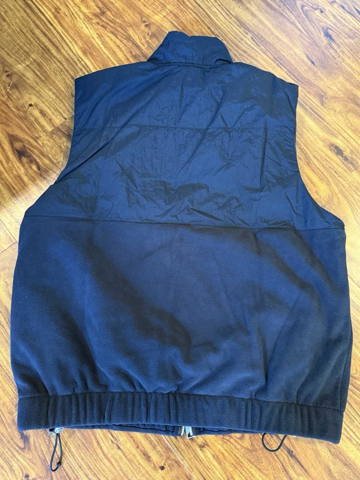 Jordan Essentials Vest Mens M Black FD8628-010 Fleece Zip Pockets Active NWT