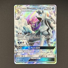 Pokémon TCG Alolan Ninetales GX Guardians Rising 22/145 Holo Ultra Rare
