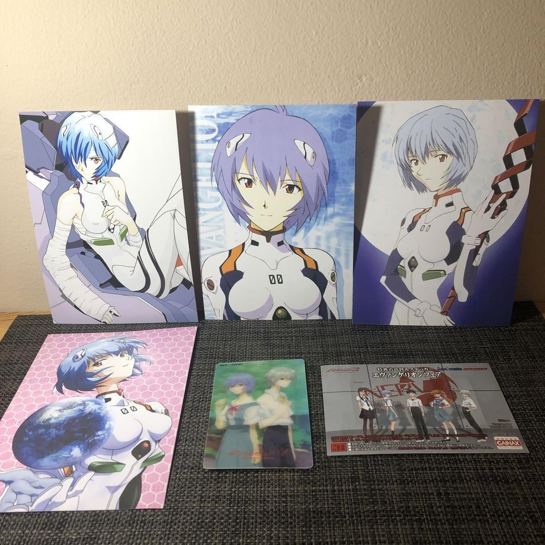 Evangelion Postcards, Etc. 6-Piece Set | eBay