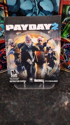 PAYDAY 2 PlayStation 3 PS3 System 505 Games Original Instruction Booklet *ONLY*