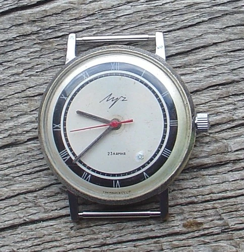 VINTAGE SOVIET LUCH (POLJOT DE LUX) ULTRA SLIM  MENS WATCH SERVISED