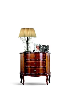 Italienische Möbel Design Kommode Schrank Braun Luxus Holz Möbel Stil Barock Neu - Bild 1 von 4