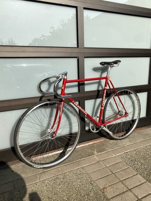 Stunning 2002 NAGASAWA SPECIAL NJS Keirin Track Bike Red Candy