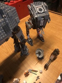 lego star wars at at walker 8129, 75254, And Snow Speeder 