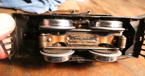 LIONEL Prewar 153 Engine Green, Original serviced, runs Antique, Video Running - Picture 9 of 9