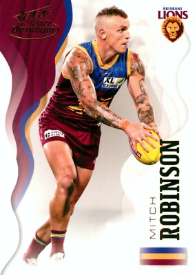 2021 BRISBANE LIONS AFL Card MITCH ROBINSON Optimum