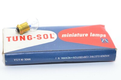 Tung-Sol Mica Lamp Type 10-No. 57, bayonet Ba9s / G4 1/2, 14V, 3W, NOS