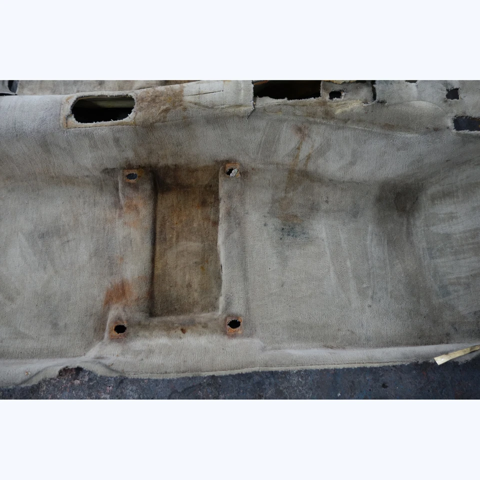 1983-1988 BMW E28 5-Series Sedan Factory Floor Covering Carpet Pearl Beige OEM Foto 4 de 4