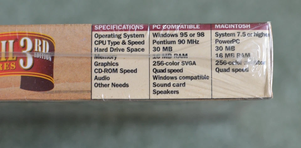 Oregon Trail~3rd Ed~1999~NEW~NIB~Sealed~The Learning Company~CD ROM Windows Mac - Image 3 of 3