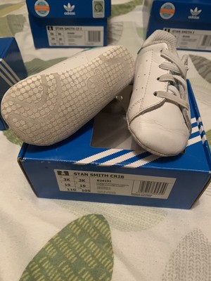 Adidas Crib Stan Smith Kids Toddler Baby Trainers Size 3k Ebay