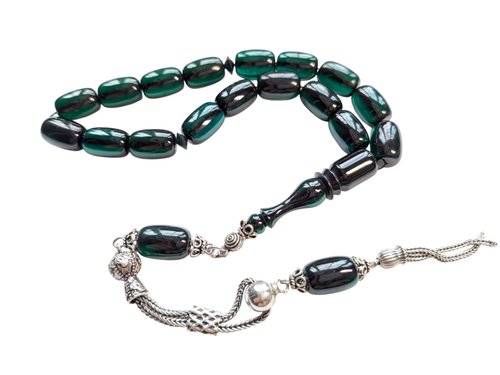 Turkish Worry Beads 925 Silver SIKMA Maskot Efe Tesbih Prayer Tasbih Misbaha 933 - Picture 12 of 14