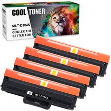 4p MLTD104S MLT-D104S BLACK Toner Cartridge for Samsung ML-1661 ML-1675 ML-1865W
