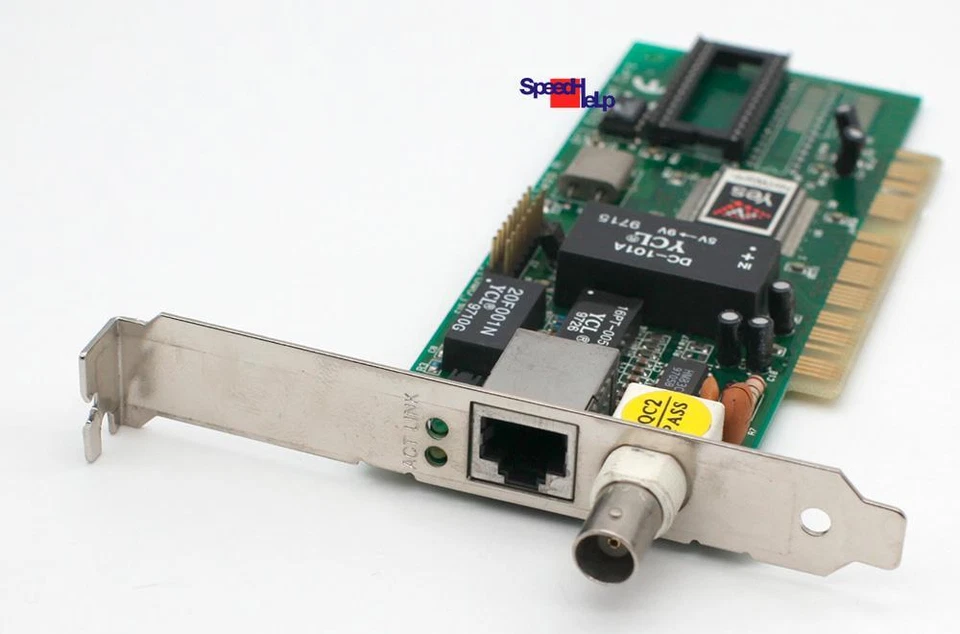 SÍ NETWARE REALTEK RTL8029AS PCI BNC TARJETA DE RED ETHERNET LAN ETHERNET - Imagen 2 de 4