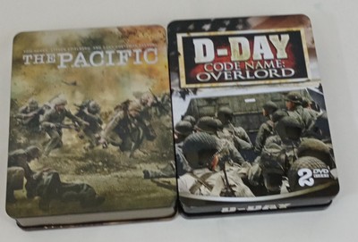 The Pacific Steelbox 6-DVD Set 2010 HB0 & D-Day: Code Name Overlord DVD 2 Disc