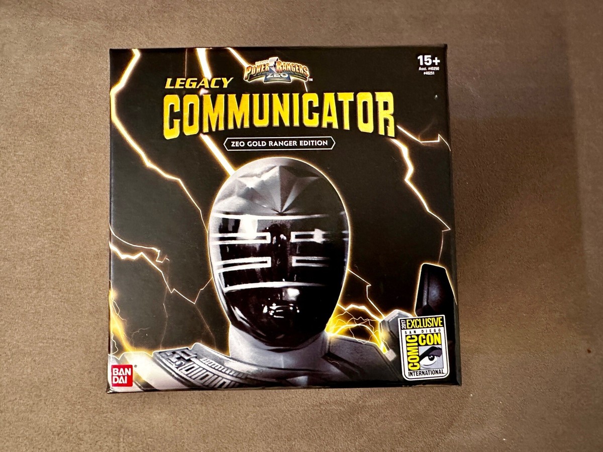 Power Rangers Zeo Legacy Communicator Zeo Gold Ranger Edition SDCC