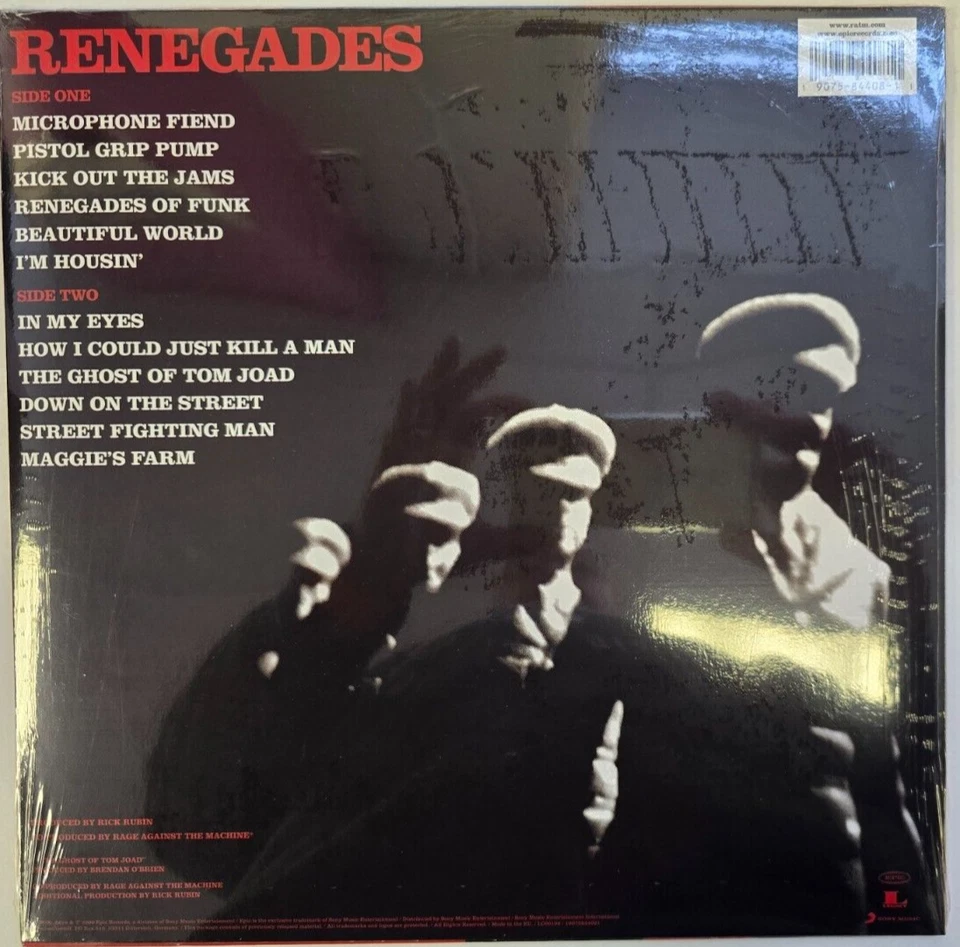 Rage Against the Machine Renegades LP Album vinyl record 2023 reissue - Image 2 of 4