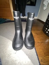 Birrot Black Mid Calf Rain Boot Size 10