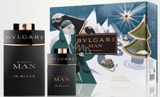 Bvlgari Man In Black 2 Pcs 100ml 3.4 .Oz EDP SP 15ml EDP SP Gift Set For Men