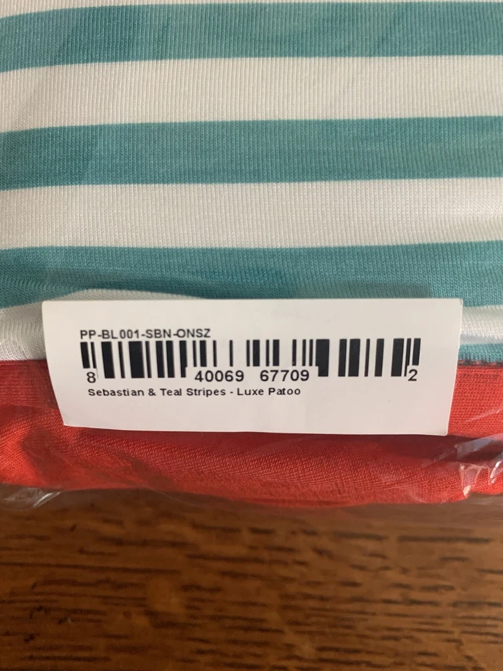 Posh Peanut Sebastian Navidad Lujo Patoo Nuevo Con Etiquetas Rayas Azuladas Fair Isle Foto 2 de 4