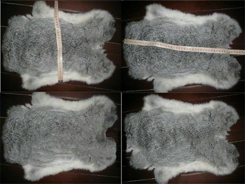 Soft Rabbit Hide Fur Skin Pelt Tanned Craft Leather For DIY Animal Training Dyed - Picture 8 of 44