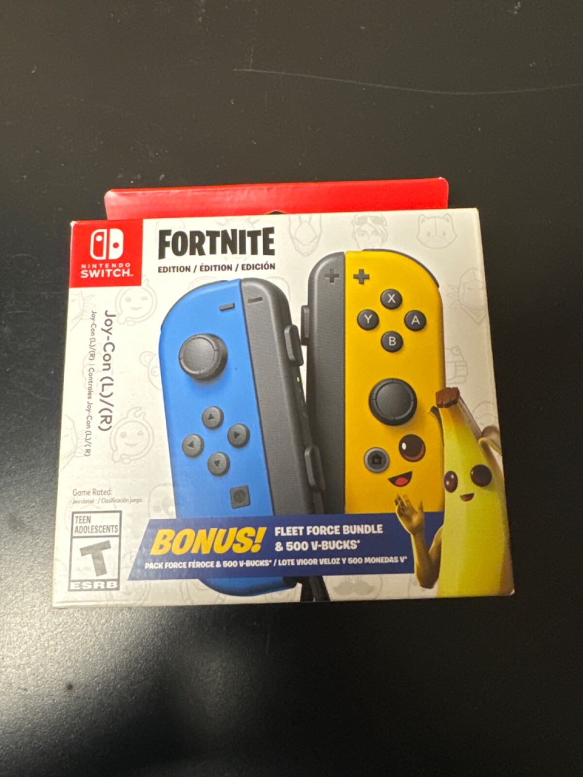 Nintendo Switch Fortnite Joycons Fleet Force Bundle Code - New - Sealed-image