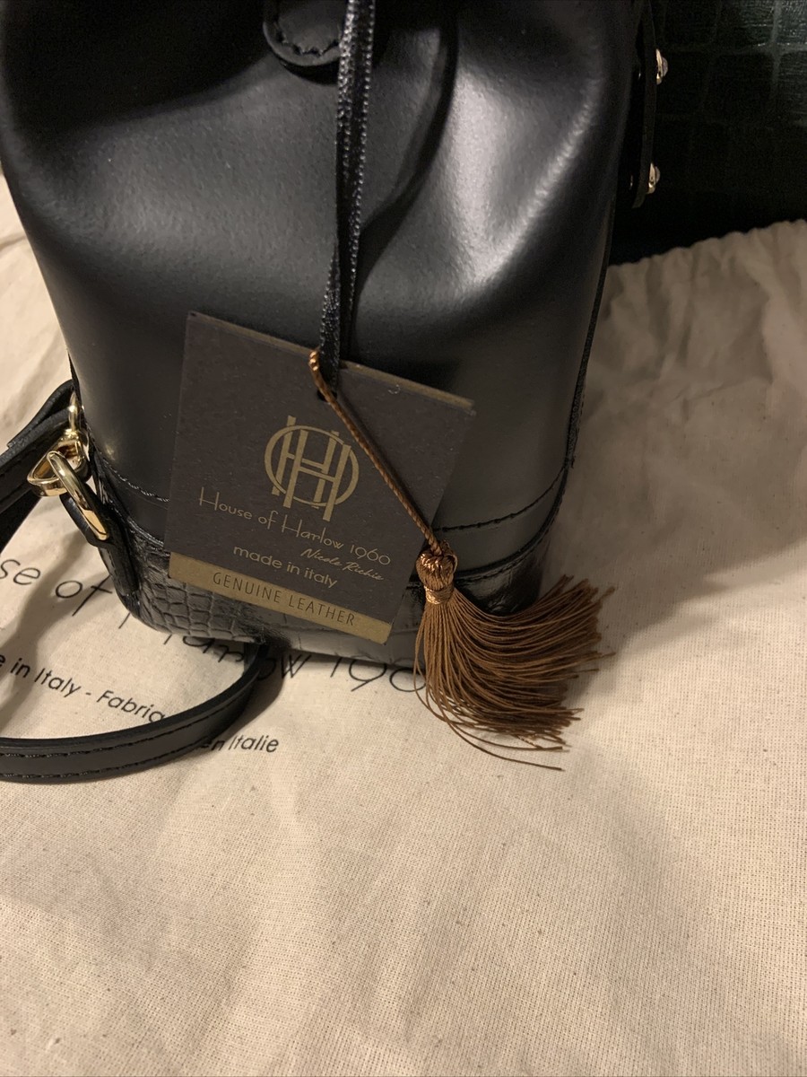 House of Harlow 1960 Backpack Made In Italy Italian Leather  display picture 1