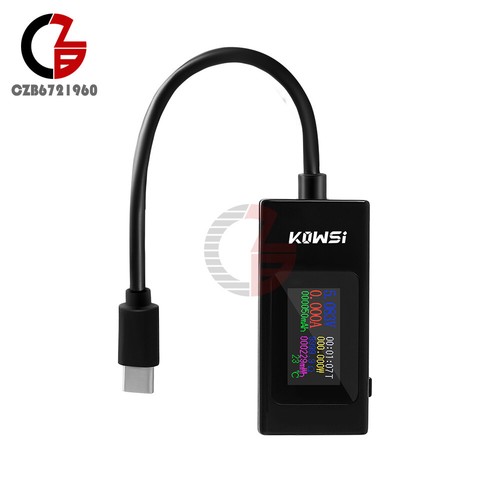 USB Type-C Current Voltage Charging Capacity Meter Tester Multimeter 4-30V 0-6.5 - Picture 19 of 20