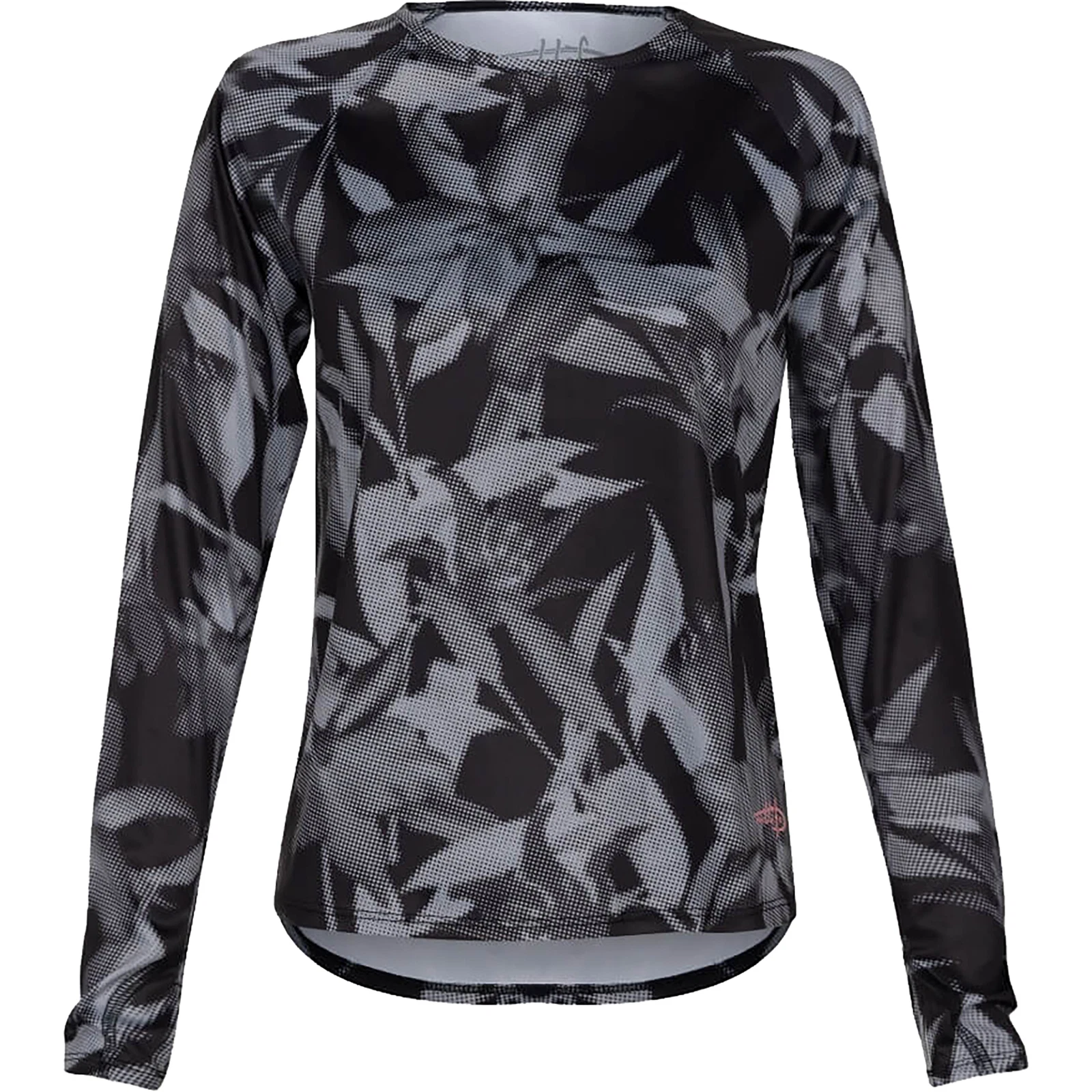 Reel Life Women's Mangrove In Bloom UV Long Sleeve T-Shirt - Anthracite
