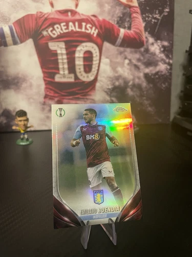 Emi Buendia Aston Villa refractor topps chrome 23/24