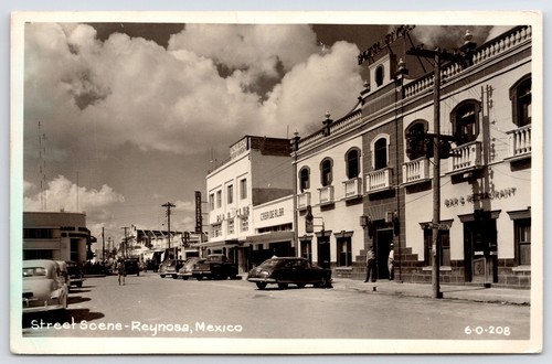 Reynosa Mexico~Hotel Tivoli~Pla a Club~Casa De Alba~Palm Beach Roof Garden RPPC