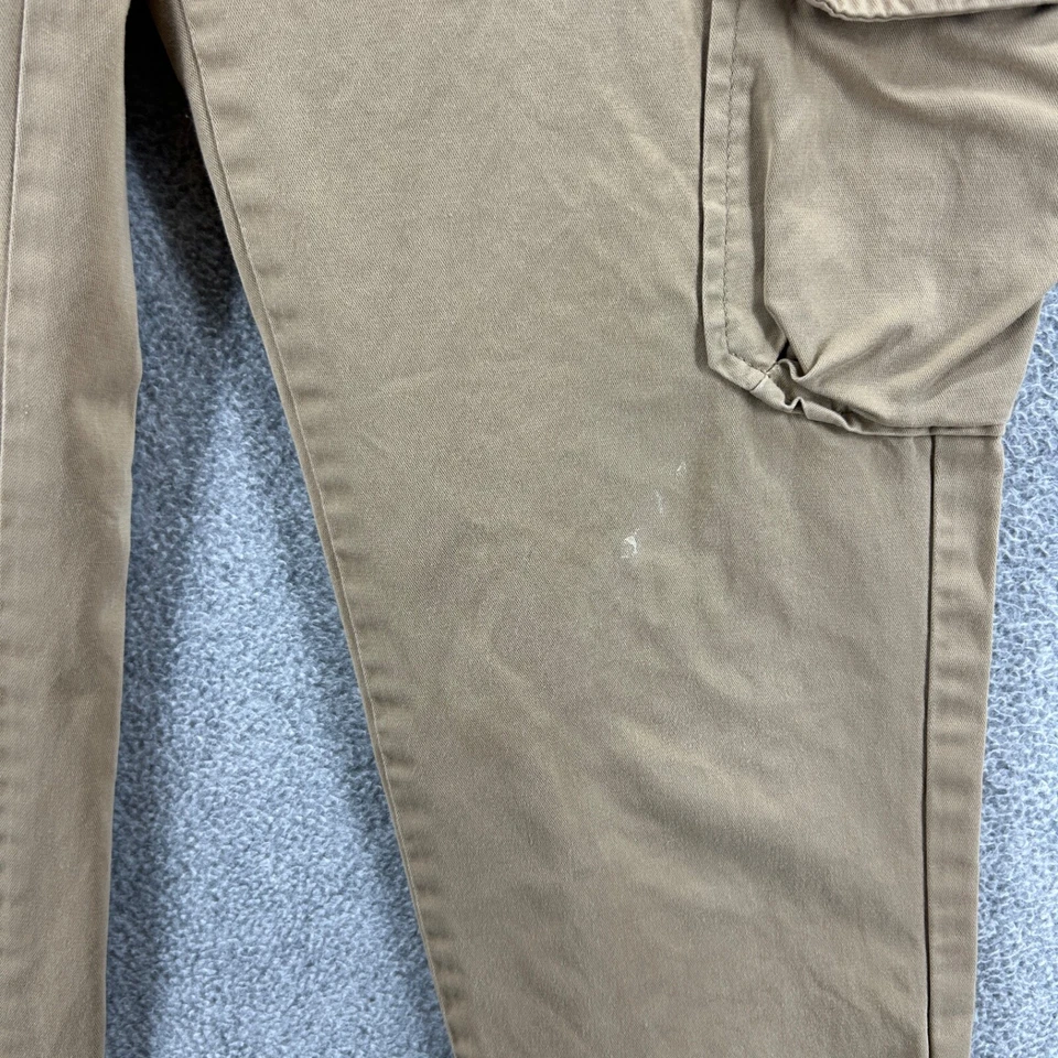 Gap Pants Womens Size 1 Beige Flat Front Cargo Tapered Jogger Chino - Image 3 of 4