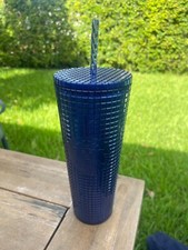 Starbucks Cobalt Grid Cold Cup 24 oz. Venti 710ML 011143254 Plastic Blue  Squares for sale online | eBay