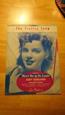 Vintage sheet music "The Trolley Song"-Judy Garland 1935