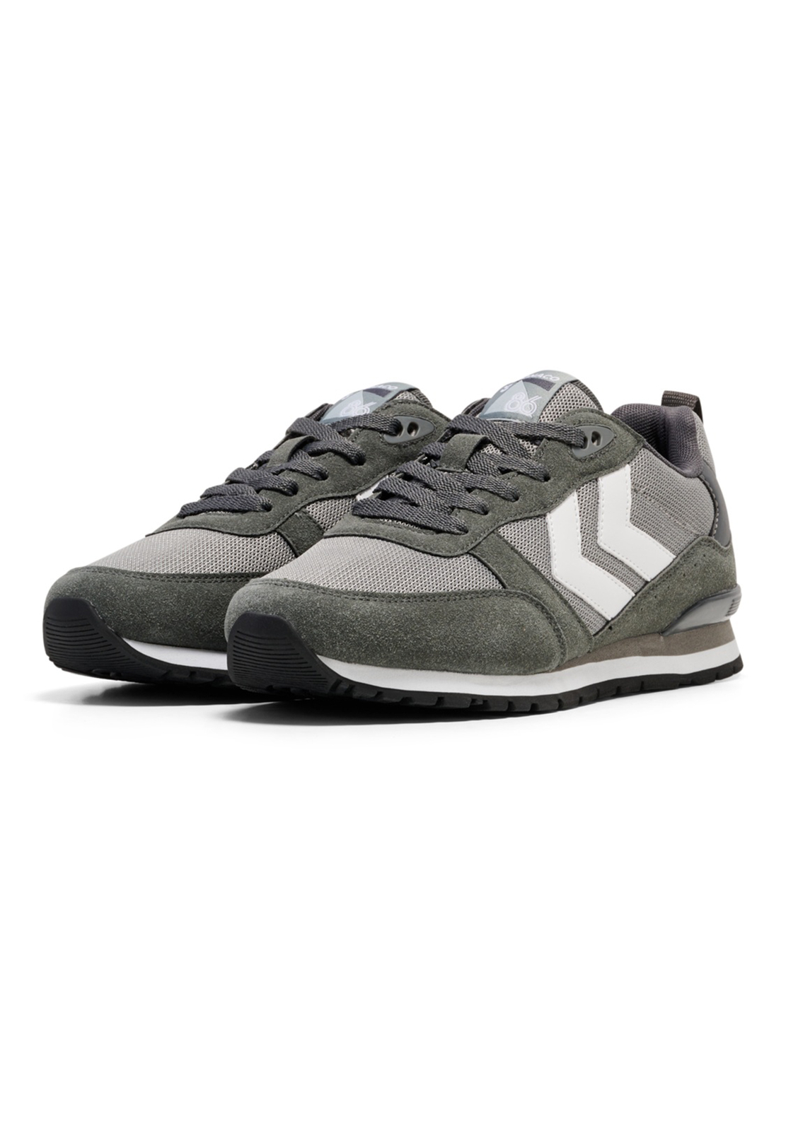 Кроссовки Hummel MONACO 86 Schuhe vegan 216551 2004 grau 11590₽