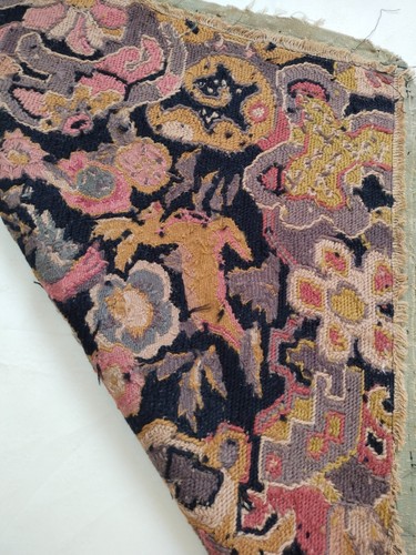 vintage french beautiful crosstitch needlework needlepoint embroidery pillowcase - Picture 11 of 13
