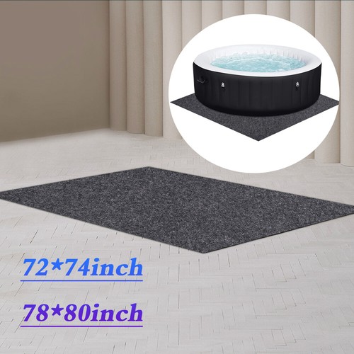 2 Sizes Extra Large Hot Tub Pad Inflatable Hot Tub Mat Outdoor/Indoor Ground - Picture 1 of 32