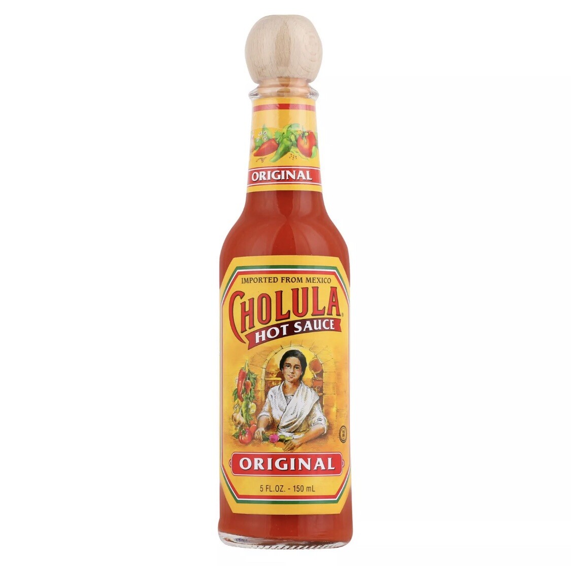 2 PACK NEW SEALED CHOLULA HOT SAUCE ORIGINAL 5 FL OZ IMPORTED FROM MEXICO