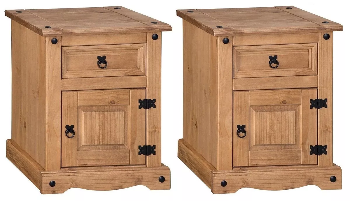 Ebay pine cheap bedside tables