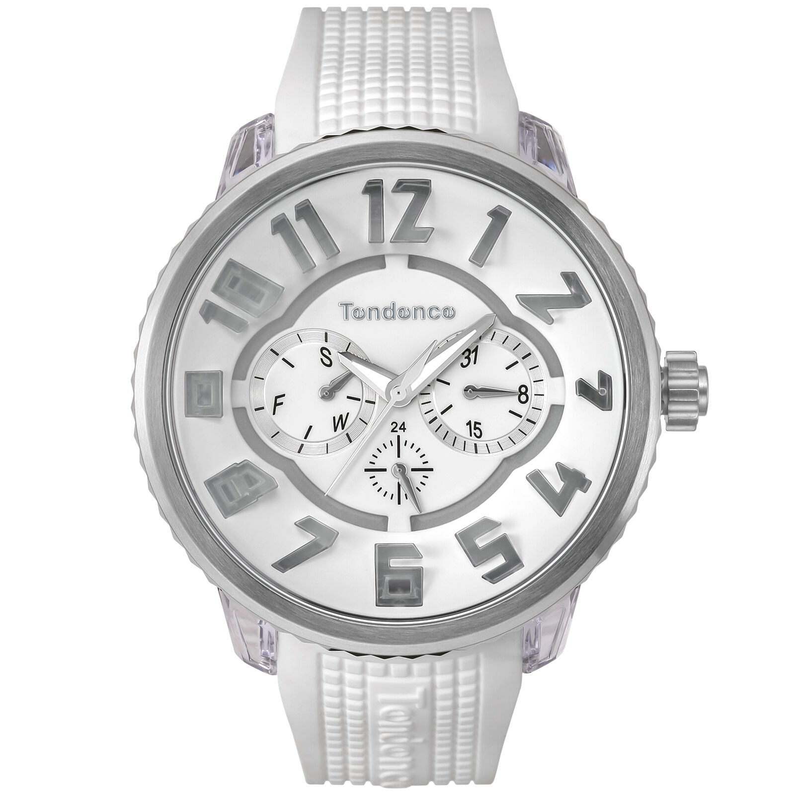 Tendence TY562002 Flash 2018 Model Quartz Analog Rubber WHT Tendence TY562002 Flash 2018 Model Quartz Analog Rubber WHT