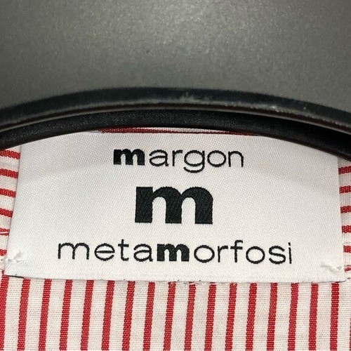 Margon Metamorfosi Embroidered Button-Front Blouse Women’s Size L Cotton Stripe - Picture 7 of 9