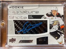 Sam Steel Rookie Signature Shots. Engrained. 2018-19. /49