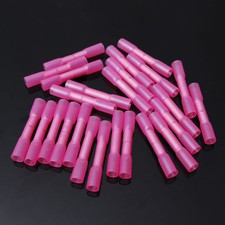 200 pcs Pack 18-22 AWG Heat Shrink Terminal Insulated Crimp Wire Butt Connectors