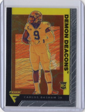 CARLOS BASHAM JR. NCAA Wake Forest 2021 Panini Flux Draft Base Set RC #231 Card