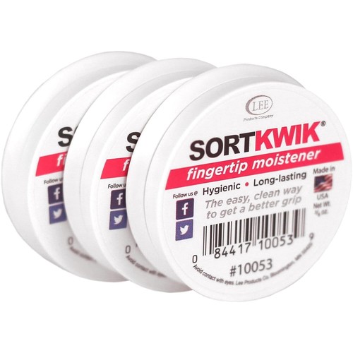 Lee Fingertip Moistener, 50% Recycled, 0.63 Oz, Pink, Set of 3 - Picture 4 of 12