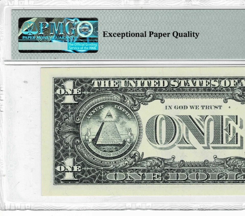 1988A Federal Reserve 'WEB'note-fr.1917-G (GQ Block)Run 8 4/6-PMG 67 EPQ-1 Finer - Image 4 of 4